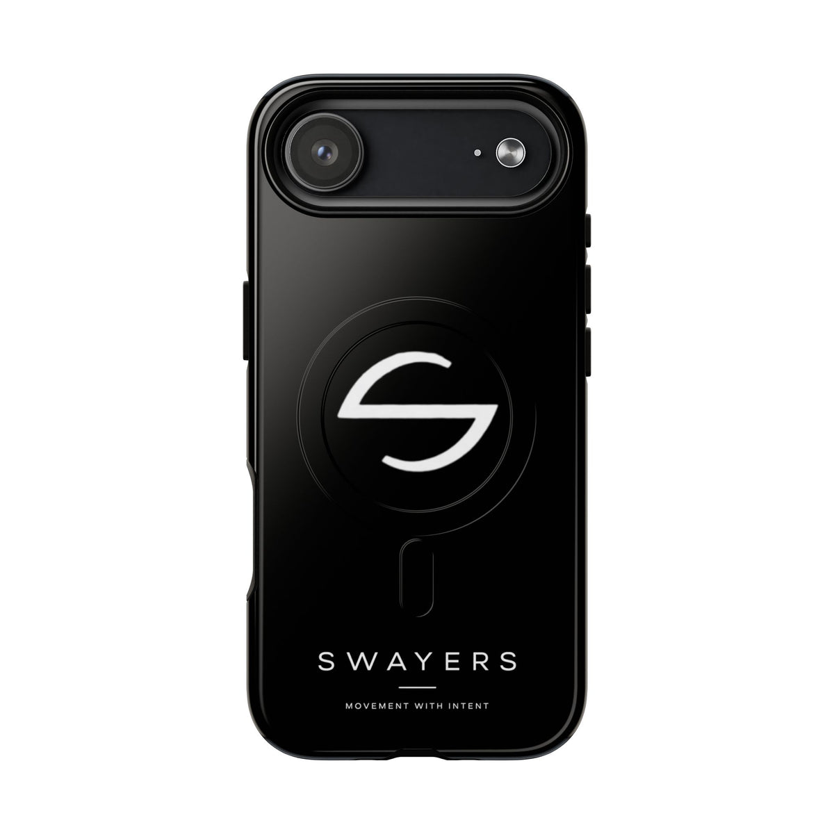 Schwarzes Case mit Magnetring