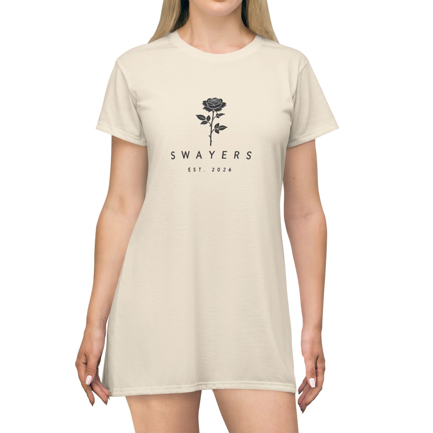 T-Shirt-Kleid Rose Cream