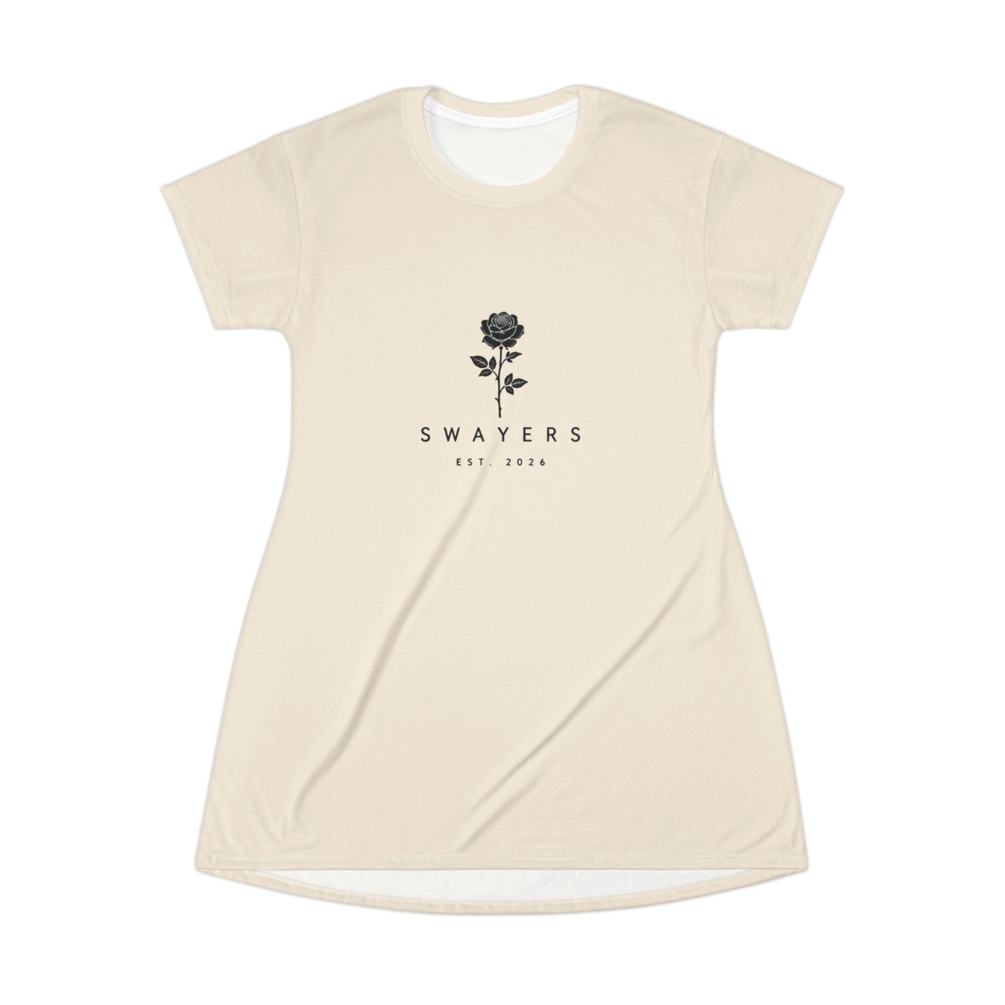 T-Shirt-Kleid Rose Cream