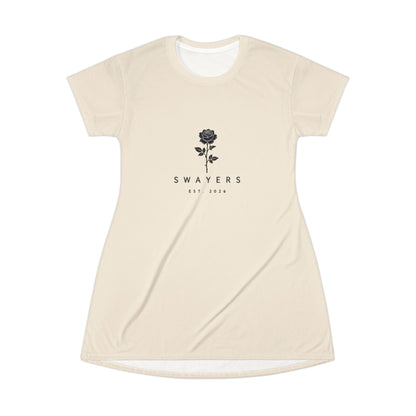T-Shirt-Kleid Rose Cream