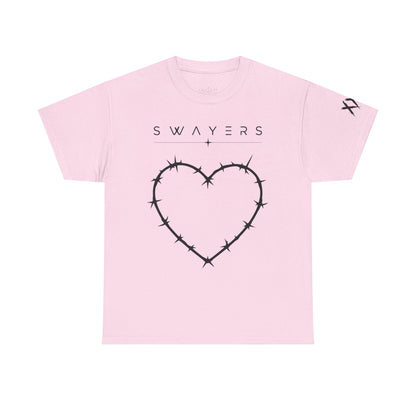 T-shirt mit Stacheldrahtherz