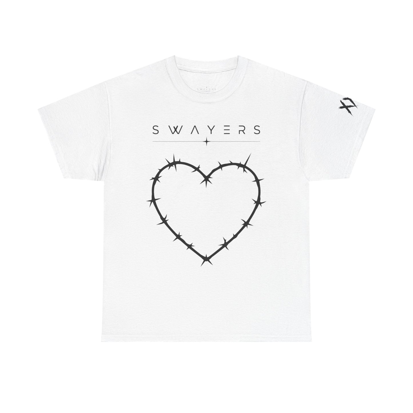 T-shirt mit Stacheldrahtherz
