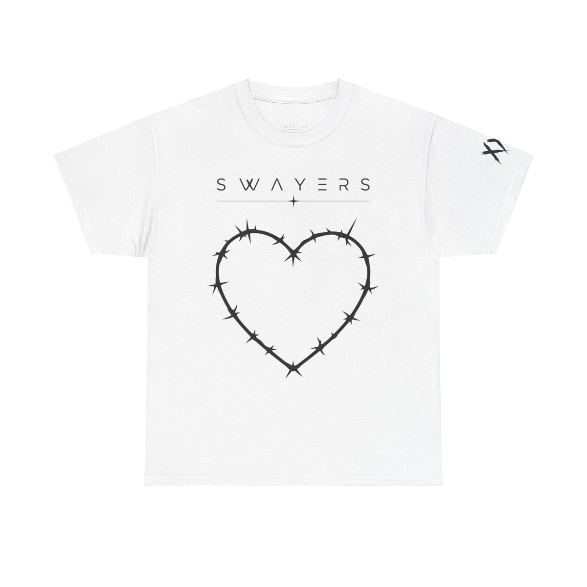 T-shirt mit Stacheldrahtherz
