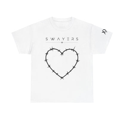 T-shirt mit Stacheldrahtherz