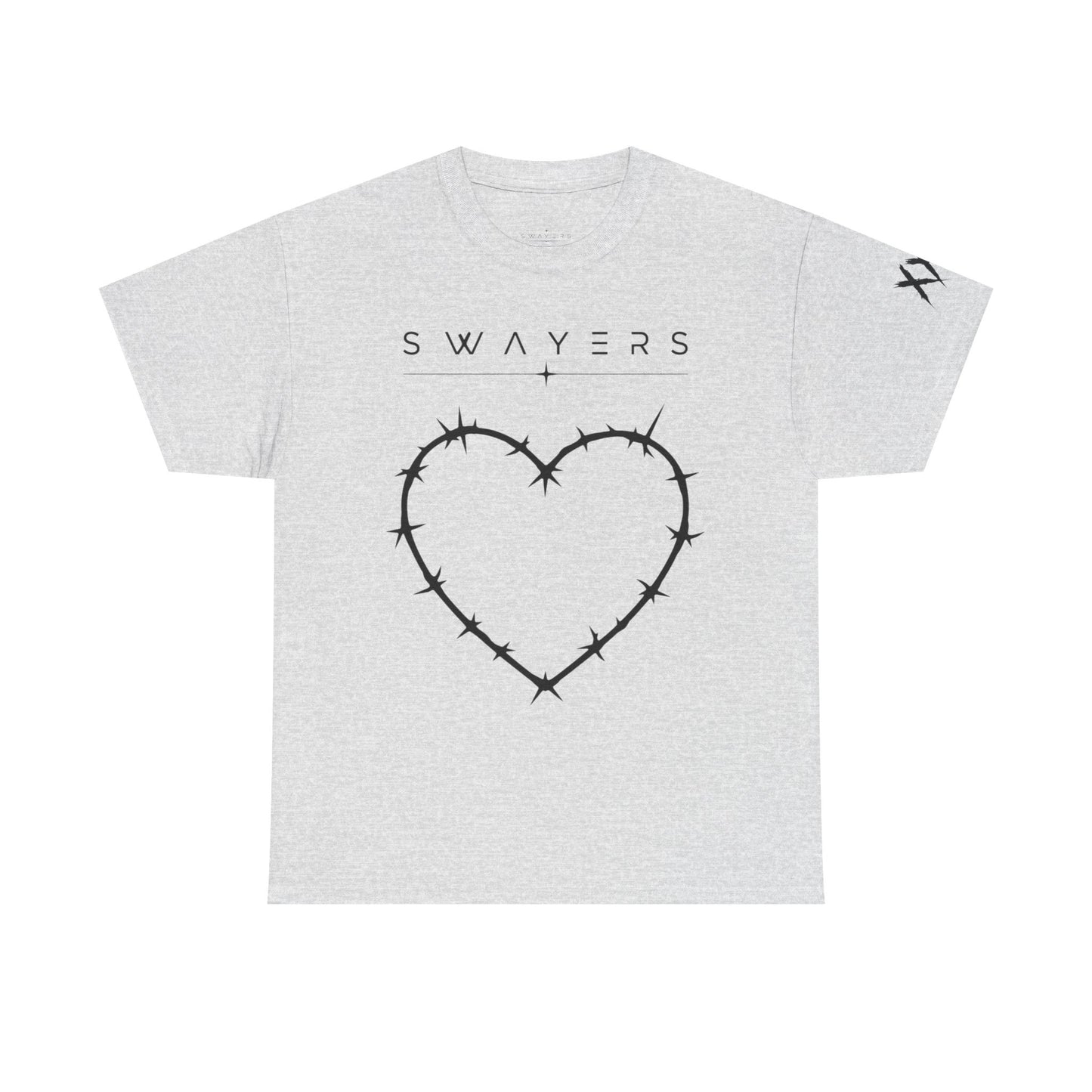 T-shirt mit Stacheldrahtherz