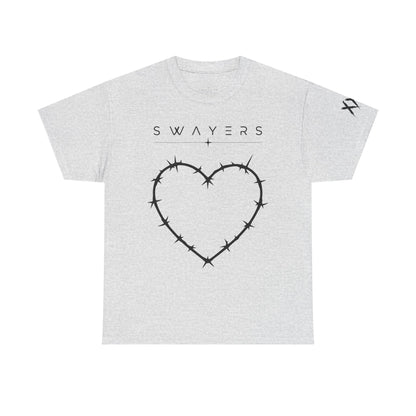 T-shirt mit Stacheldrahtherz