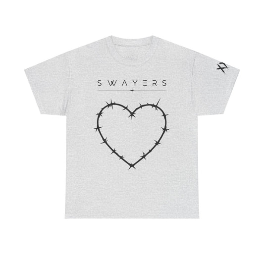 T-shirt mit Stacheldrahtherz