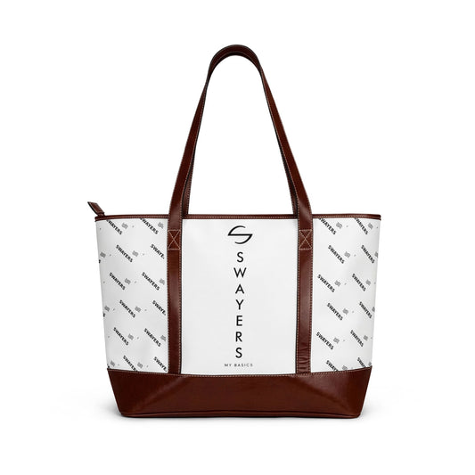 Handtasche mit Vertikalem Schriftzug